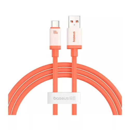 USB-A-ról USB-C-re kábel Baseus Zero Degree Series, 100W, 2m, Piros