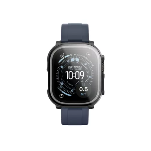 AmazingThing Radix üvegfólia tok Apple Watch Ultra 3 49mm - Fekete