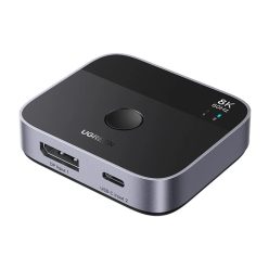 Ugreen AW701 DisplayPort+USB-C 2 az 1-ben kapcsoló