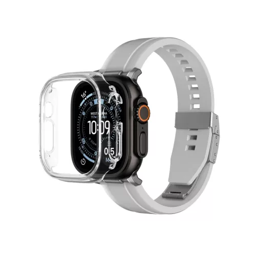 AmazingThing Minimal Védőtok Apple Watch Ultra 3 49mm - Átlátszó tok