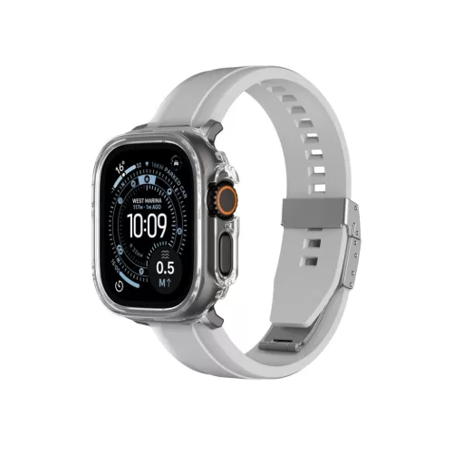 AmazingThing Minimal Védőtok Apple Watch Ultra 3 49mm - Átlátszó tok