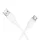 USB-A to USB-C Kábel Hoco X124, 18W, 3A, 1m, Fehér