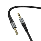 3.5 mm-ről 3.5 mm-re audio kábel Hoco UPA33, 1.5 m, fekete