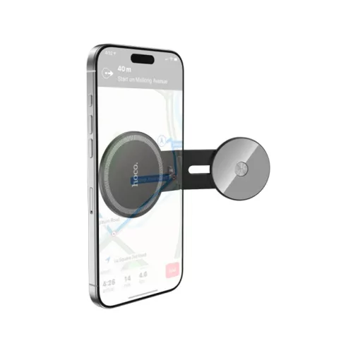 Mágneses Autós Telefontartó Hoco H93, Univerzális, Fekete