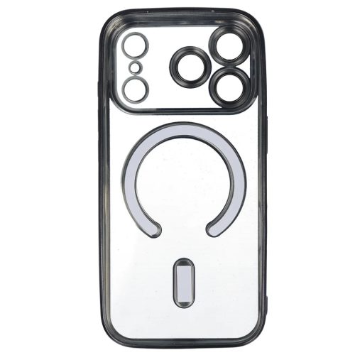 Metallic Magsafe tok iPhone 17 Pro Max fekete tok