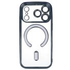 Metallic Magsafe tok iPhone 17 Pro Max kék tok