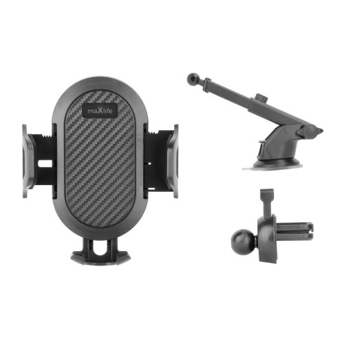 Universal MXCH-17 autós telefontartó szélvédőre és szellőzőrácsra fekete