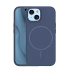 iPhone 13 Silicone Thin Mag sötétkék tok