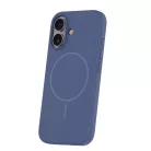 iPhone 16 6,1" sötétkék szilikon vékony mágneses tok