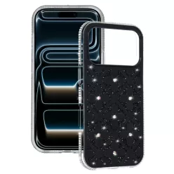 Flower tok iPhone 16 Pro fekete tok