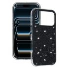 Virágmintás tok Iphone 17 Pro Max fekete