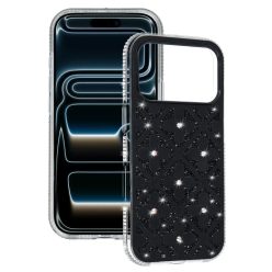 Virágmintás tok Iphone 17 Pro Max fekete