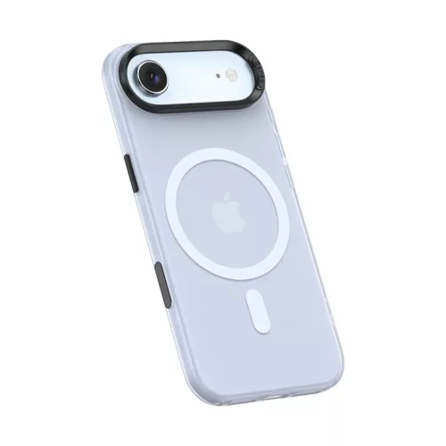 iPhone 17 Air-hez kék Benks Magnetic Lucid Armor tok (C068) (Kameravezérlő gomb)