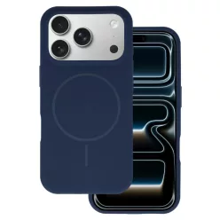 Magsafe Slim Szilikon tok iPhone 16 Pro navy