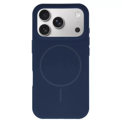 Magsafe Slim Szilikon tok iPhone 16 Pro navy
