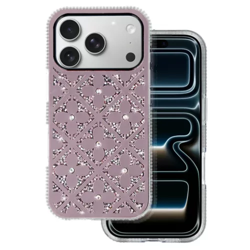 Flower iPhone 16 Pro pink tok