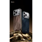 iPhone 17 Air arany Benks Magnetic Armor Air Armor Grid Kevlar tok fémkeret 600D (A068) tok