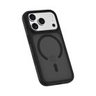 Iphone 17 Pro Max fekete Benks Mágneses Köd Tok Fémkeret (K070) (Kamera Vezérgomb)