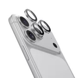   iPhone 17 Pro/17 Pro Max Ezüst Benks Edzett üveg DR Zafír Lencsevédő kamera lencsére (3 darab lencsevédő) üvegfólia