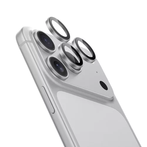 iPhone 17 Pro/17 Pro Max Ezüst Benks Edzett üveg DR Zafír Lencsevédő kamera lencsére (3 darab lencsevédő) üvegfólia