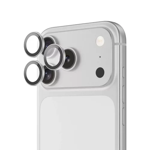 iPhone 17 Pro/17 Pro Max Ezüst Benks Edzett üveg DR Zafír Lencsevédő kamera lencsére (3 darab lencsevédő) üvegfólia