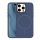 iPhone 15 Pro Max tok Silicone Thin Mag sötétkék tok