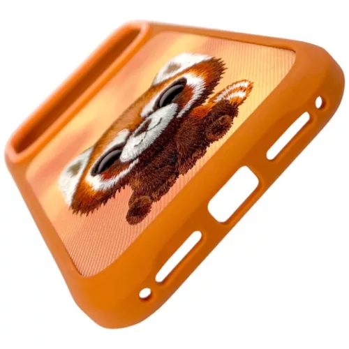 iPhone 17 Pro Max Nimmy Big Eyed Pet 2.0 mosómedve tok narancssárga