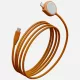 Energea Flow Duo Watch 2 az 1-ben kábel USB-C-ről USB-C-re + Apple Watch töltő 480Mb/s 60W 1,5m narancssárga