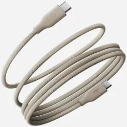   Energea Helix 60 Mágneses USB-C - USB-C Kábel 480Mbps 60W 1.5m természetes