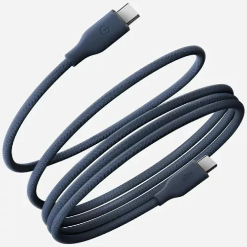 Kék Energea Helix 60 Mágneses USB-C - USB-C kábel 480Mbps 60W 1.5m