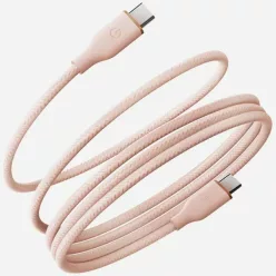   Energea Helix 60 mágneses USB-C - USB-C kábel 480Mbps 60W 1,5m rózsaszín
