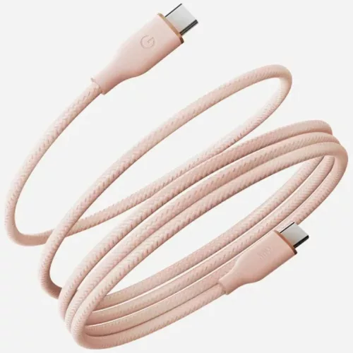 Energea Helix 60 mágneses USB-C - USB-C kábel 480Mbps 60W 1,5m rózsaszín