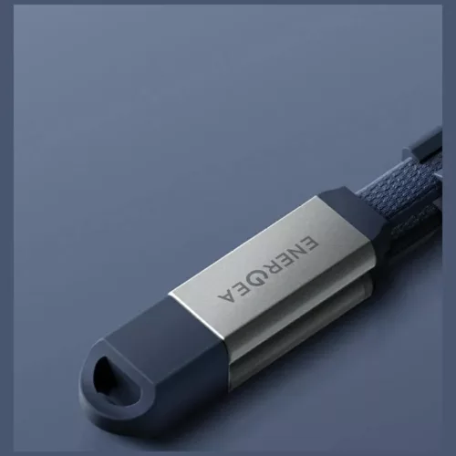 Kék Energea Sheath Travel 2-in-1 USB-C/USB-A kábel 480Mbps 60W 1.2m