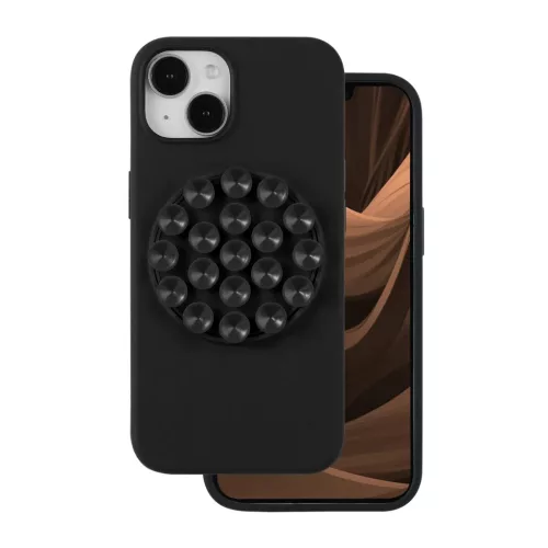 iPhone 13 6,1" fekete szilikon tok