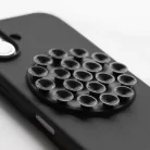 iPhone 16 szilikon tapadós tok fekete