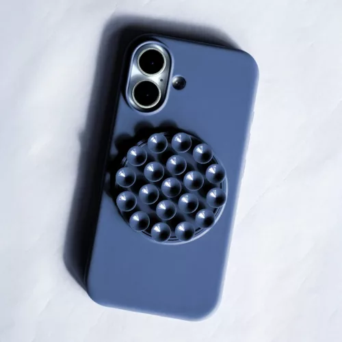 iPhone 11 Szilikon Stick kék tok