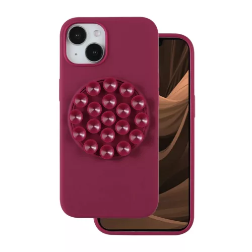 iPhone 11 Silicone Stick tok bordó tok