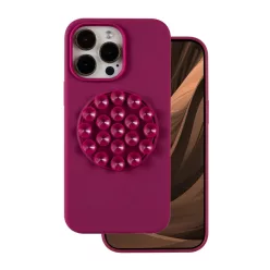 iPhone 16 szilikon tok bordó