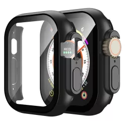   Apple Watch Ultra / Ultra 2  Techsuit - Defense360 Pro + Fólia - Fekete tok