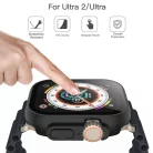 Apple Watch Ultra / Ultra 2  Techsuit - Defense360 Pro + Fólia - Fekete tok