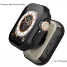 Apple Watch Ultra / Ultra 2  Techsuit - Defense360 Pro + Fólia - Fekete tok