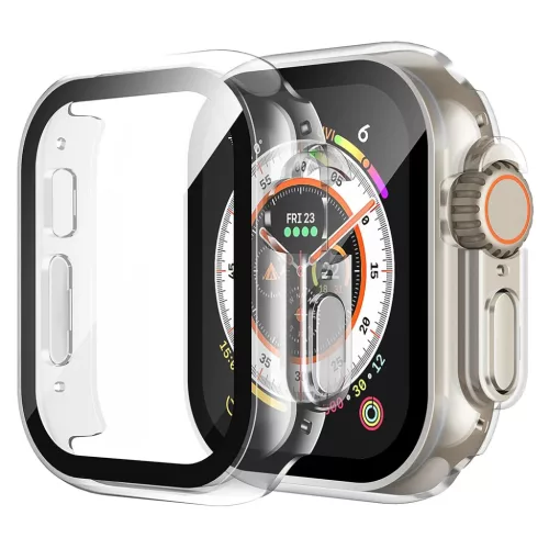 Apple Watch Ultra / Ultra 2 Techsuit Defense360 Pro tok és Képernyővédő - Átlátszó