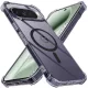 Google Pixel 10 Pro XL Techsuit - Shockproof Clear Silicone MagSafe tok - Smoke Black