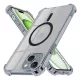 iPhone 15 Plus Smoke Black Techsuit - Shockproof Clear Silicone MagSafe tok