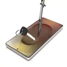 Samsung Galaxy S25 FE Clear Techsuit - [Fingerprint Unlock Compatible] TitanGlass CrystalHD üvegfólia