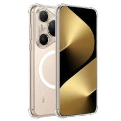   Huawei Pura 80 Ultra Techsuit - Shockproof Clear Silicone MagSafe - Clear tok