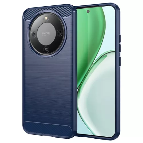 Honor Magic8 Lite Kék Techsuit Carbon Silicone tok