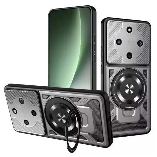 Honor Magic8 Lite Szürke Techsuit RuggedCam tok
