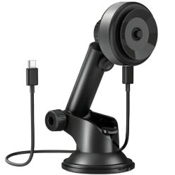   Univerzális ENERGEA AirLock indukciós tartó a műszerfalhoz fekete