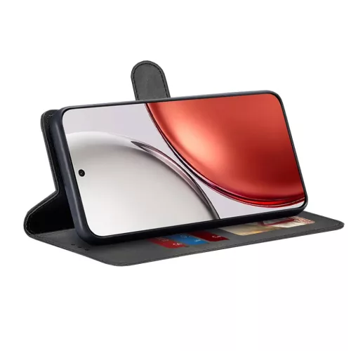 Honor Magic8 Lite - Techsuit - Diary Book - Fekete tok